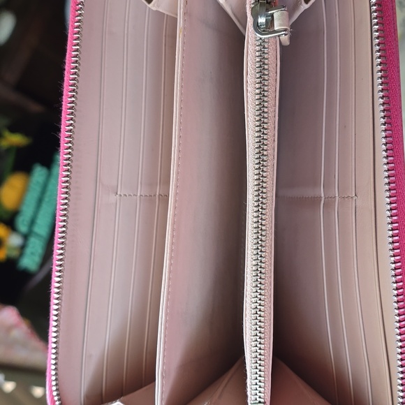 Prada Saffiano Leather Zip-Around Wallet -  Soft Pink - Picture 13 of 17